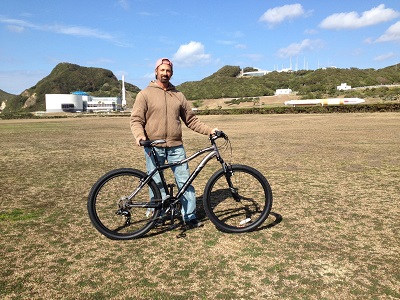 Tanegashima space center riding the haro mountain bikes